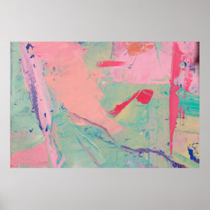 Färgfärg för flerfärgad olja, struktur. Abstrakt k Poster