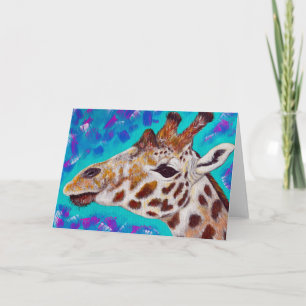 Färgfärg för Giraffe-färg Kort