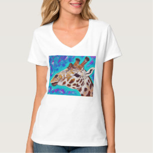 Färgfärg för Giraffe-färg T Shirt