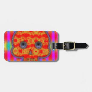 Färgfärg för Robot Skull-färg Bagagebricka