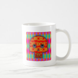 Färgfärg för Robot Skull-färg Kaffemugg