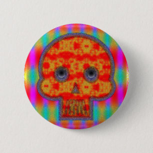 Färgfärg för Robot Skull-färg Knapp