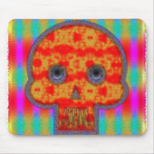 Färgfärg för Robot Skull-färg Musmatta