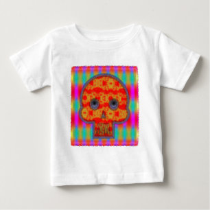 Färgfärg för Robot Skull-färg T Shirt