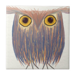 Färgfärg för Uggla-vattenfärg Kakelplatta