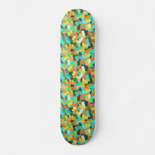 Färgfärg Mini Skateboard Bräda 18,7 Cm
