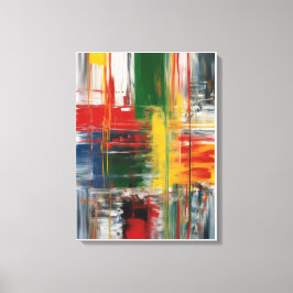 Färgfärg på Abstrakt Canvastryck