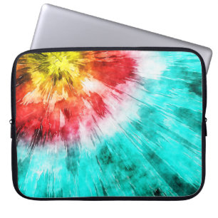 Färgfärg på färgämne laptop sleeve