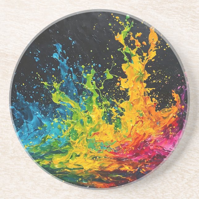 Färgfärg Stänk Underlägg (Framsidan)