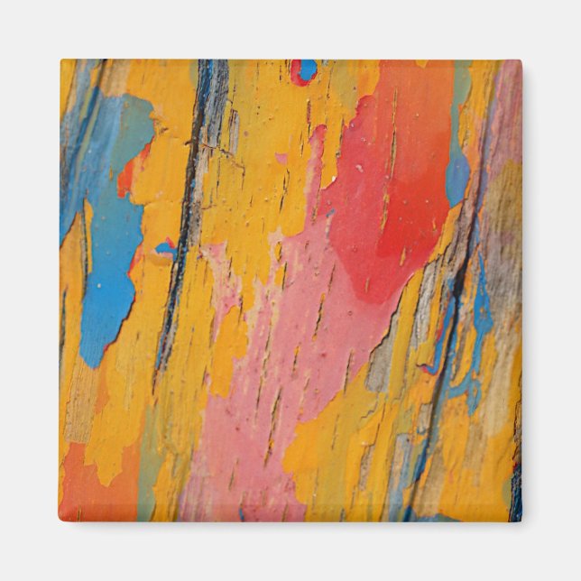 Färgfärgad färgplatta magnet (Framsidan)