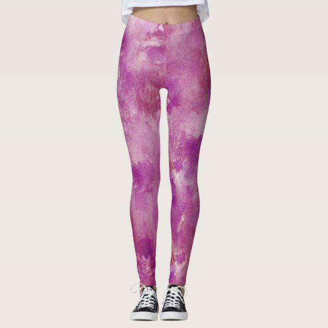 Färgfärgad färgplatta nr 2 leggings (Framsida)