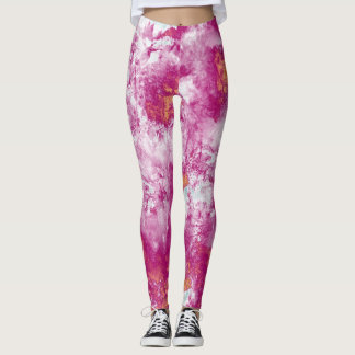 Färgfärgad färgplatta nr 5 leggings