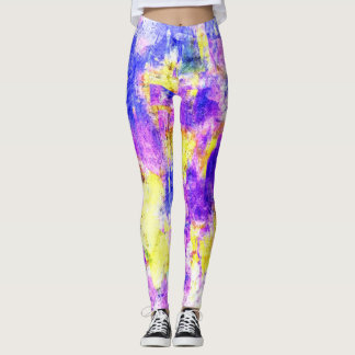 Färgfärgad färgplatta nr 6 leggings