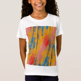 Färgfärgad färgplatta t shirt
