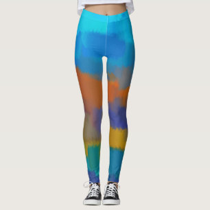 Färgfärgad färgplatter #30 leggings