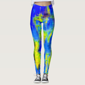 Färgfärgad färgplatter nr 12 leggings