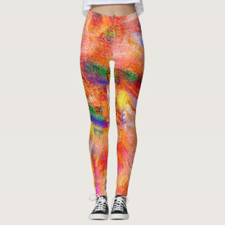Färgfärgad färgplatter nr 14 leggings