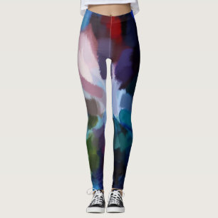 Färgfärgad färgplatter nr 19 leggings