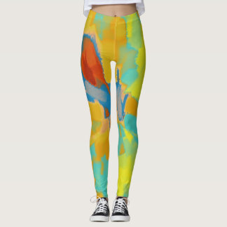 Färgfärgad färgplatter nr 21 leggings