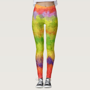 Färgfärgad färgplatter nr 38 leggings