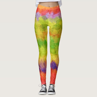Färgfärgad färgplatter nr 38 leggings