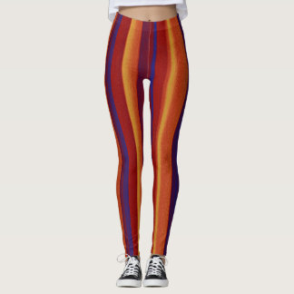 Färgfärgad färgplatter Rand Leggings