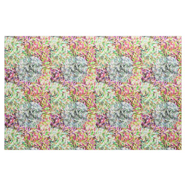 Färgfärgade vattenfärgspenseldrag, Mönster Tyg (Fat Quarter)