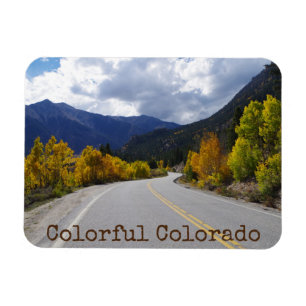 Färgfärgat färgämne Autumn Independence Pass Magnet