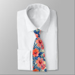 Färgfärgat sommarblommor Hibiscus-Blommönster Slips<br><div class="desc">Färgkoster för sommarblommor Söt Blommönster nacke</div>