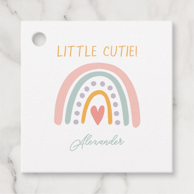 Färgfärgat vattenfärgsrabattfönster Illustrative B Gåvor Etiketter (Framsida)