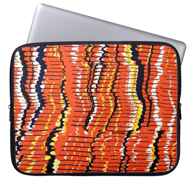 Färgfärgat viktorianskt marmorerat Pappert hölje Laptop Fodral (Framsidan)