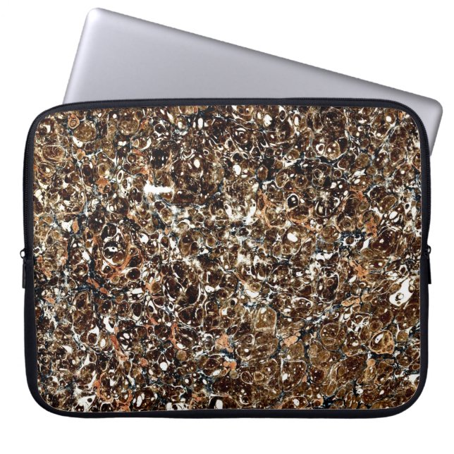 Färgfärgat viktorianskt marmorerat Pappert hölje Laptop Fodral (Framsidan)