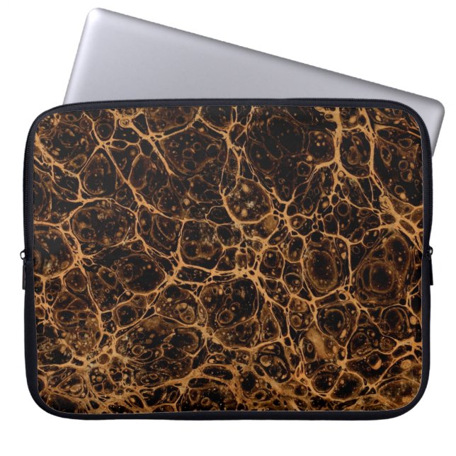 Färgfärgat viktorianskt marmorerat Pappert hölje Laptop Fodral (Framsidan)