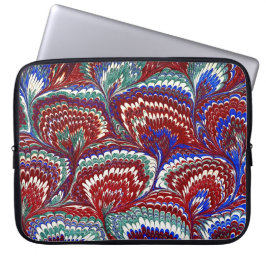 Färgfärgat viktorianskt marmorerat Pappert hölje Laptop Fodral