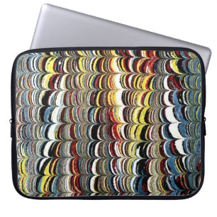 Färgfärgat viktorianskt marmorerat Pappert hölje Laptop Sleeve