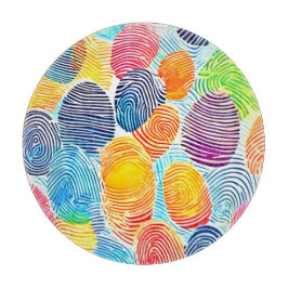 Färgfingeravtryck Mönster