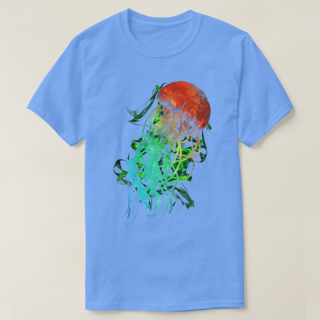 Färgfiskad maneter 1 t shirt (Design framsida)