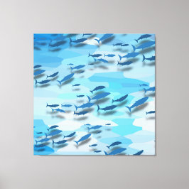 Färgfiskar Canvastryck