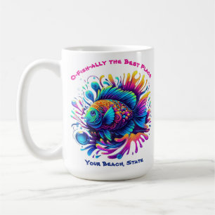 Färgfiskar Kaffemugg