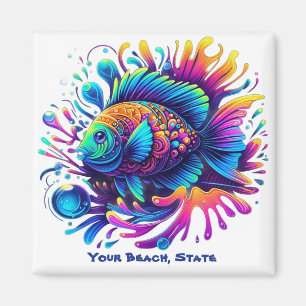 Färgfiskar Magnet