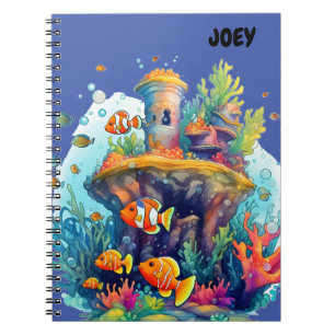 FÄRGFISKARNA SPIRAL NOTEBOOK. ANTECKNINGSBOK