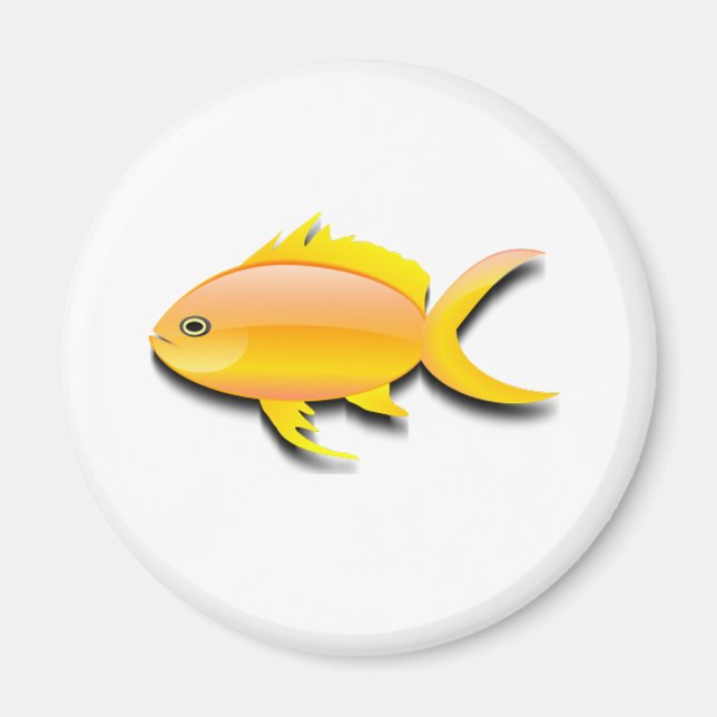 Färgfiskdesignmagnet Magnet (Framsidan)