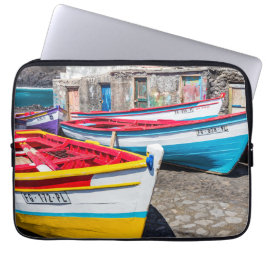 Färgfiskebåtar, Kap Verde Laptop Fodral