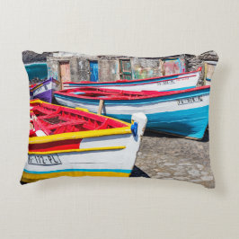 Färgfiskebåtar, Kap Verde Prydnadskudde