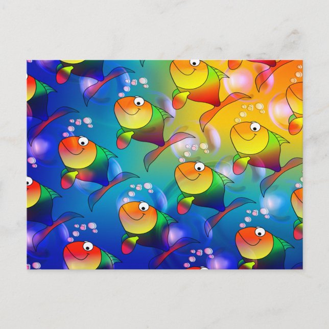 Färgfiskvykort Vykort (Framsida)
