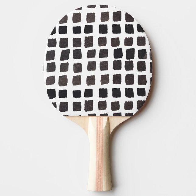 Färgfjädrar: Cute Vintage Mönster Pingisracket (Framsidan)
