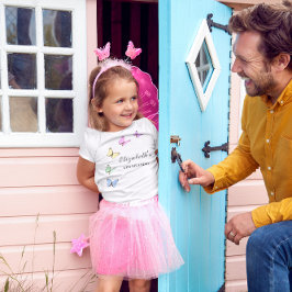 Färgfjärilar, födelsedag t shirt