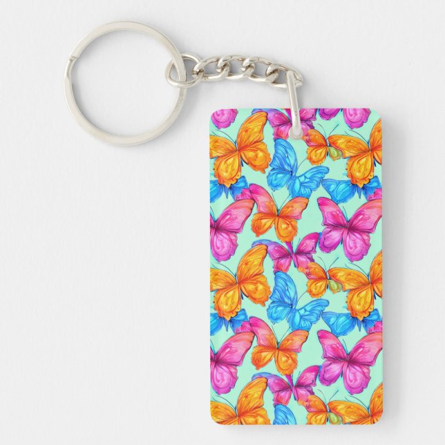 Färgfjärilar Mönster (Framsidan)