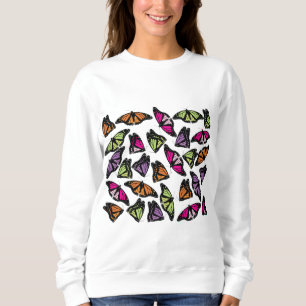 Färgfjärilar Mönster T Shirt