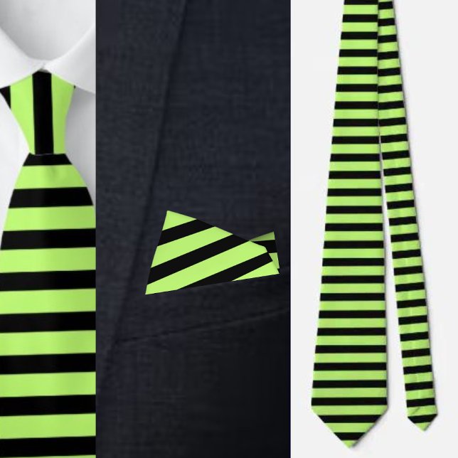 Färgfläckad cute Rand Mönster Necktie Slips (Skapare uppladdad)